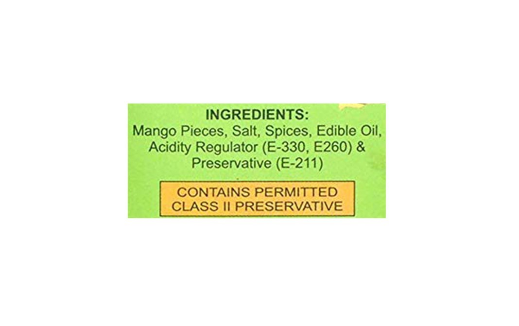 Sun Grow Mango Pickle    Plastic Jar  1 kilogram